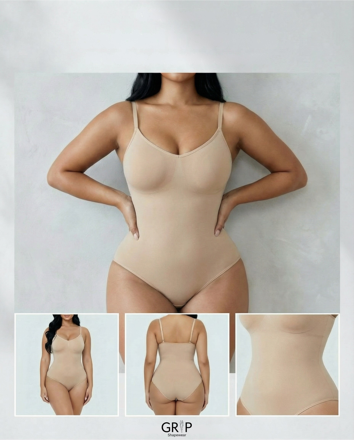 Seamless Grip Brief Body Suit
